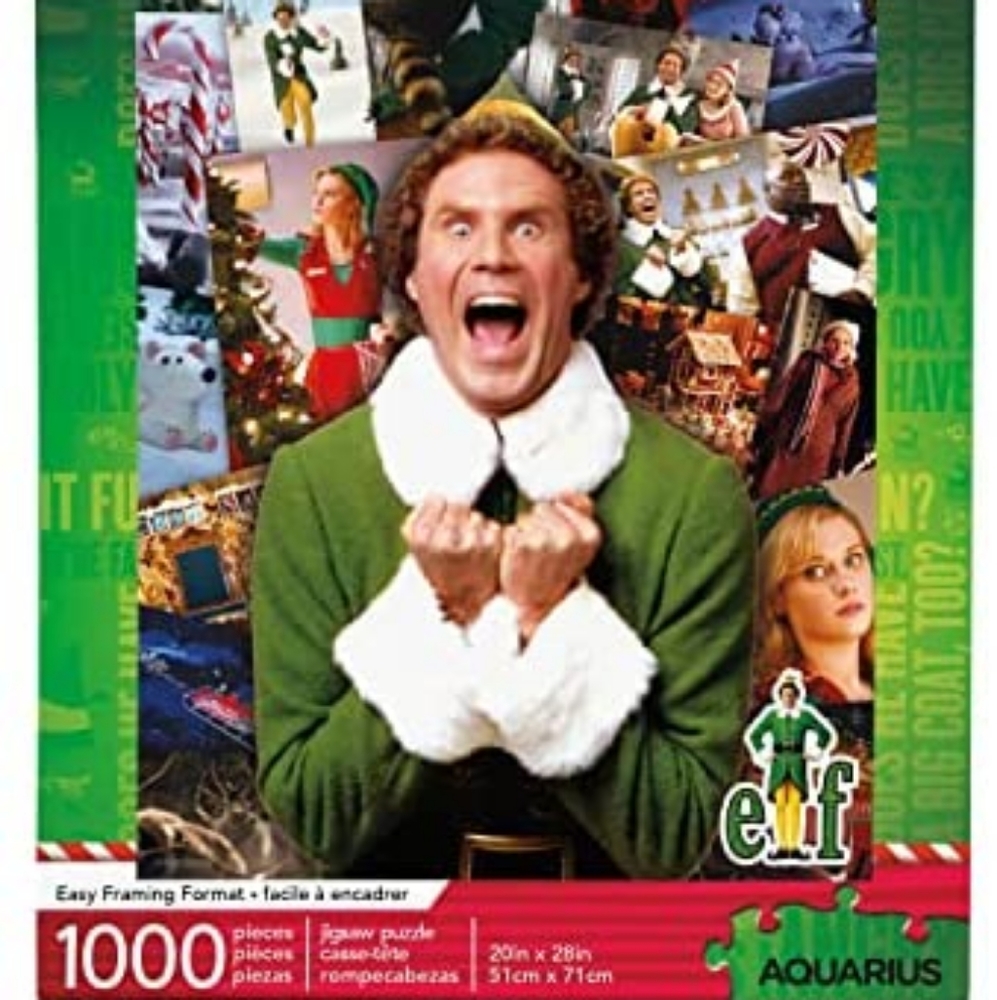 Puzzle AQUARIUS Elf Collage (1000 Piece Jigsaw Puzzle) - Glare Free -